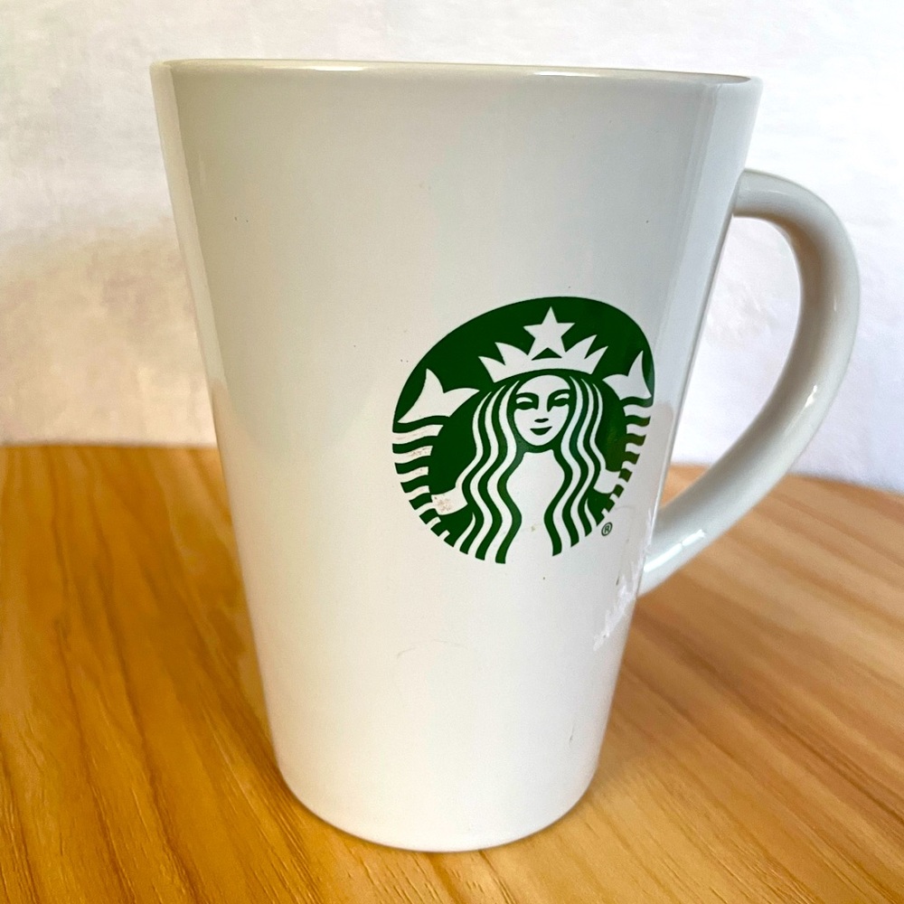 Starbucks Classic White Mug Size 16 oz